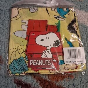 Peanuts Snoopy Bandana with Red and Yellow Design